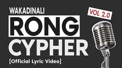 Wakadinali Rong Cypher Vol 20 Ft Kitu Sewer Elisha Elai Katapila Official Lyric Video