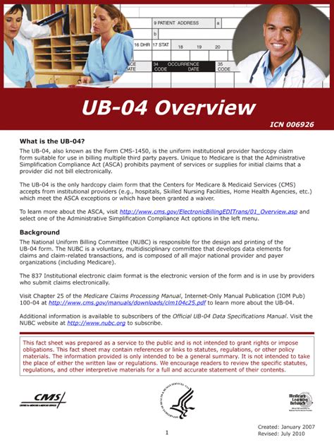 Ub 04 Cms Form Fill Out And Sign Printable Pdf Template Signnow