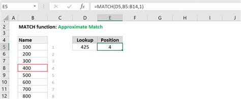 How To Use The Excel Match Function Excelfind