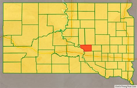 Map Of Buffalo County South Dakota Địa Ốc Thông Thái