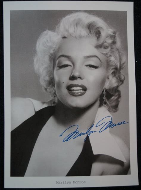 Marilyn Monroe Autographed Signed Movie Photo Jul 21 2013 Nw