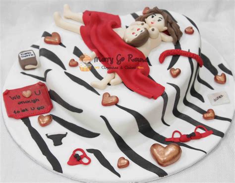 Merry Go Round Cupcakes And Cakes Naughty Bed Cake For Bachelorette Party