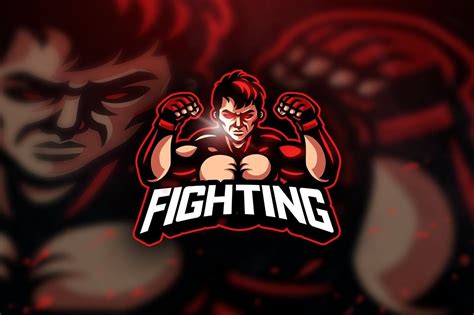 Fighting Mascot And Esport Logo Template Ai Eps Goblin Coreldraw