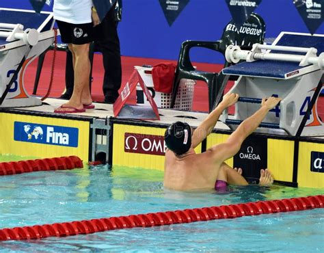 Competitive Swimmer Sankovich Pavel Blr Editorial Image Image Of