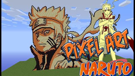 Create pixel art on the go. Minecraft Pixel Art Naruto Shippuden - YouTube