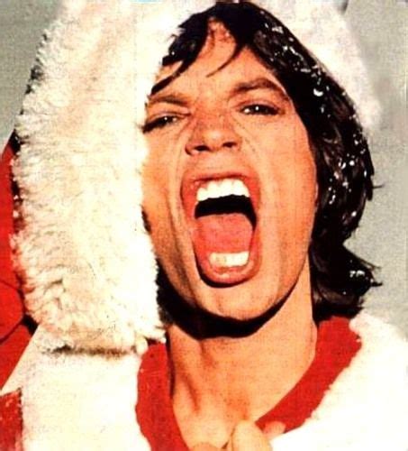 The Rolling Stones Merry Christmas Mick Jagger Como Papa Noel