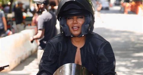 Does Queen Latifah Ride The Motorcycle In The Equalizer