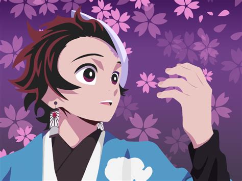 Tanjiro From Demon Slayer Vector Art By Nick Else On Dribbble