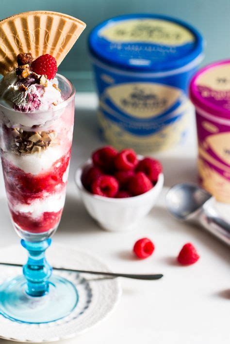 This Vibrant Raspberry Ice Cream Sundae Recipe Is A Beautifully Vibrant