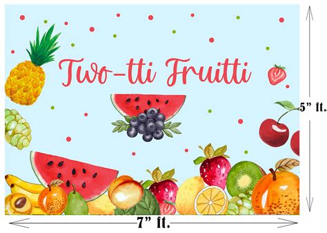 Twotti Fruity Birthday Party Backdrop For Photography Banner Home D
