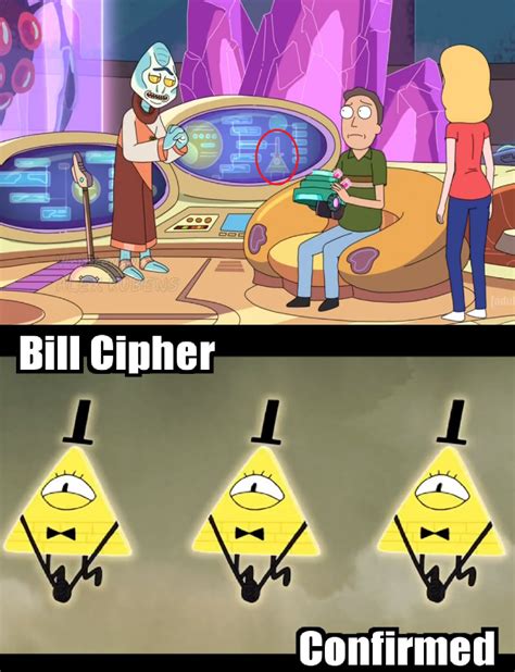 Bill Cipher In Rick And Morty By Aniamalman On Deviantart
