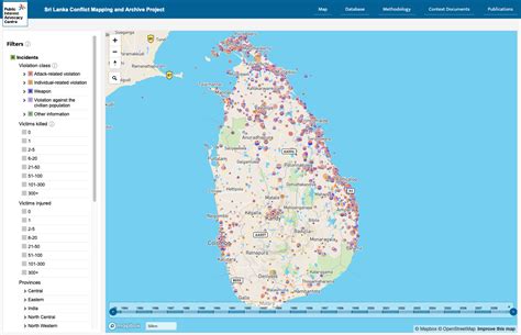Ground Breaking Sri Lankan Conflict Map Supports Un Work On