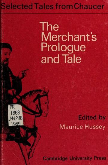 The Merchants Prologue And Tale From The Canterbury Tales Chaucer