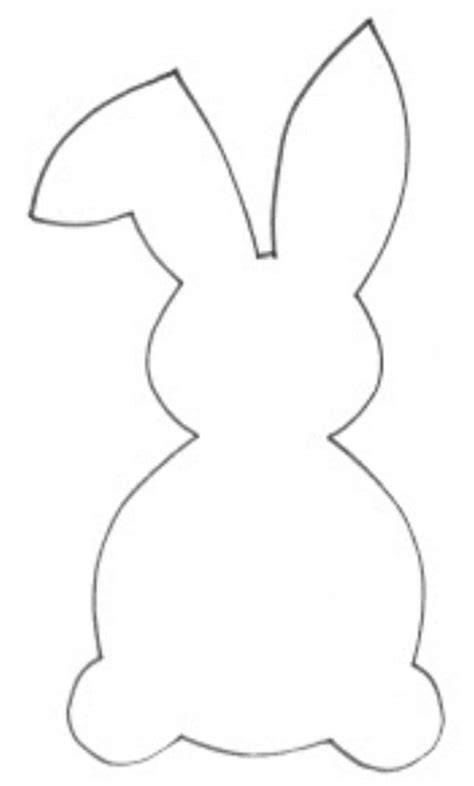 Free bunny template perfect for crafts and coloring! Bunny template | Bunny templates, Stencil templates ...