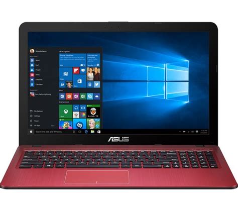 A540la Xx912t Asus Vivobook A540 156 Laptop Red Currys Business