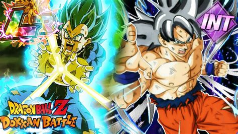 Lr Blue Vegeta Int Ui Goku Dokkan Awakening Fan Made Dokkan Battle