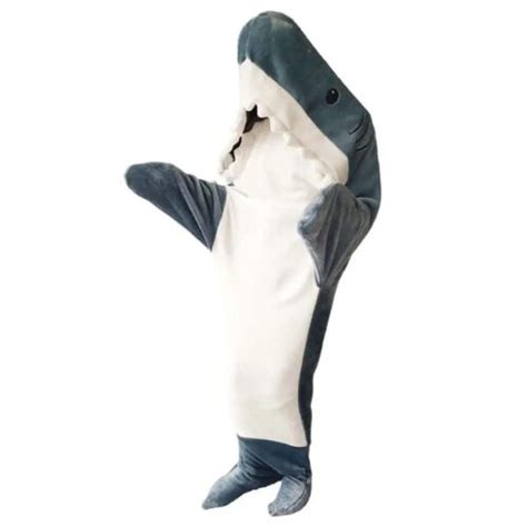 Shark Costume Jumpsuit Adorable Hooded Cartoon Unisex Sharks Ebay