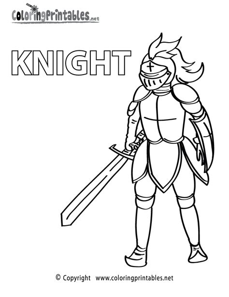 Knight Armor Coloring Page Printable Cool Coloring Pages Coloring