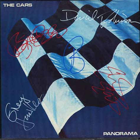 The Cars Band Signed Panorama Album Signed Albums And
