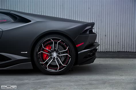 Stealthy Lamborghini Huracan Sits On Custom Pur Wheels Carscoops