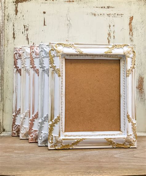Picture Frame 8x10 Shabby Chic Gold French Country Baroque
