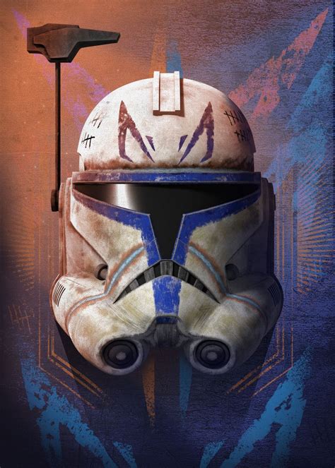 Captain Rex Poster Picture Metal Print Paint By Star Wars Displate