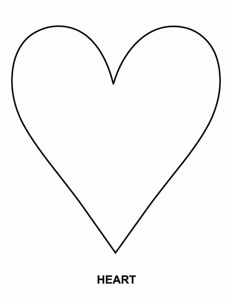 Free Printable Heart Shapes Coloring Home