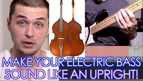 5 Ways To Make Your Electric Bass Sound Like An Upright Ans Bass Lessons 2 Electric