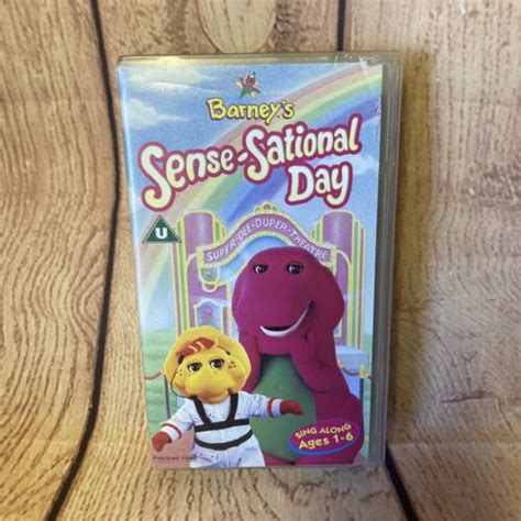 Barney The Dinosaur Vhs Video Barneys Sense Sensational Day 1997