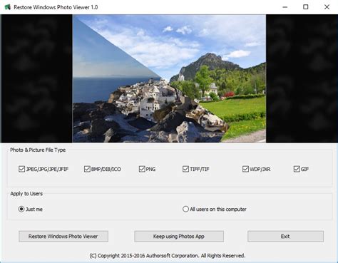 In windows 10, microsoft made it harder to use the good old photo viewer app and forced everyone to use the metro app called photos instead. Restore Windows Photo Viewer - Free download and software ...