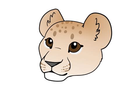 How To Draw A Lion Cub 15 Steps With Pictures Wikihow