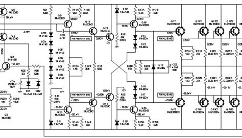 2000w Class Ab Power Amplifier Electronic Schematic Diagram