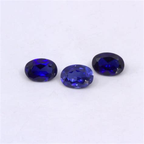 Lab Blue Sapphire 7x5mm Ovals Clearance Jamming Gems