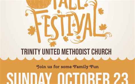 Trinity Fall Festival Trinity United Methodist Church