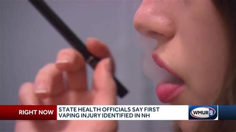 Nh Health Officials Report State S First Vaping Related Injury Youtube
