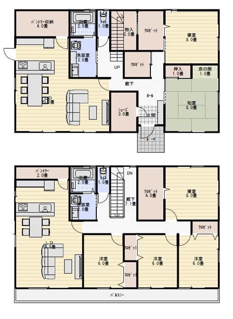 所在地：土浦市滝田１丁目 土地：70坪、 建物：25坪、 間取り：２ldk＋wic、 築年月：令和２年１月 設備：公共上下水・オール電化. 二世帯住宅 間取り 70坪 | 二世帯住宅 間取り, 二世帯住宅, 住宅 ...