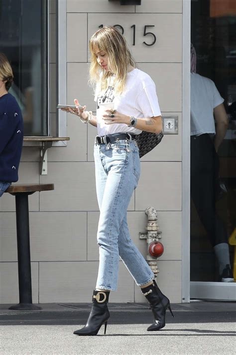 Miley Cyrus In Jeans Out In Los Angeles 13 Gotceleb