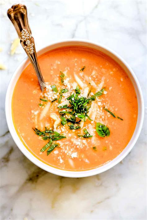 Homemade Tomato Basil Soup Easy And Creamy