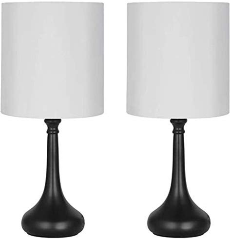 Haitral Modern Table Lamps Bedside Desk Lamp Set Of 2 Small