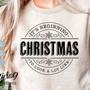 Christmas Svg It S Beginning To Look A Lot Like Christmas Etsy