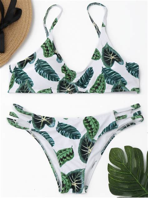 Check out our free printable name tags today and get to customizing! 15% OFF 2020 Cut Out Palm Leaf Print Bikini Set In WHITE ...