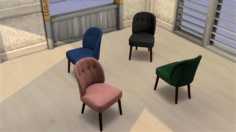 Margot Dining Chair At Meinkatz Creations The Sims 4 Catalog