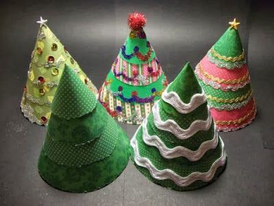 Elderly easy crafts for seniors with dementia. Make a Cone Christmas Tree - Tutorial! | Elderly crafts ...