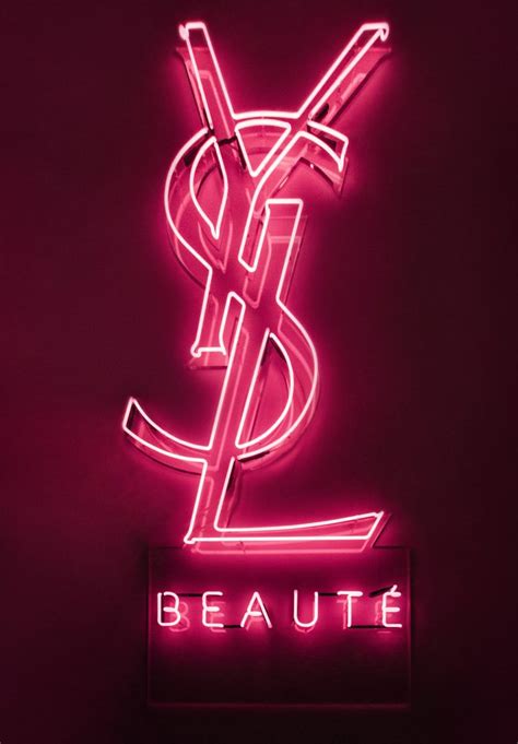 Neon aesthetic, pink color, colored background, water, no people. YSL - BEAUTÈ - Kemp London - Bespoke neon signs, prop hire ...