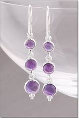 Photos of Silver And Amethyst Earrings