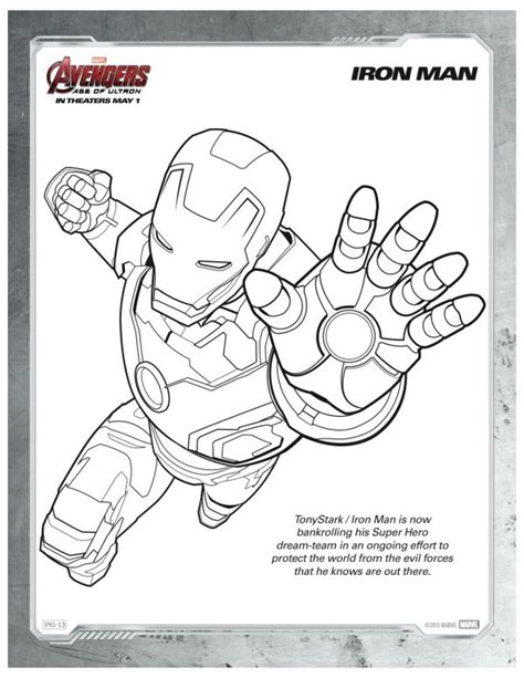 Or, download all marvel printable coloring pages. Free Printable Marvel Avengers Iron Man Coloring Page ...