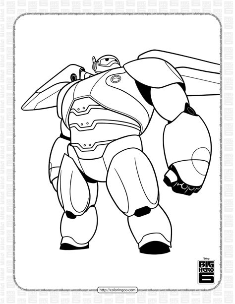 Free Printable Big Hero 6 Coloring Pages