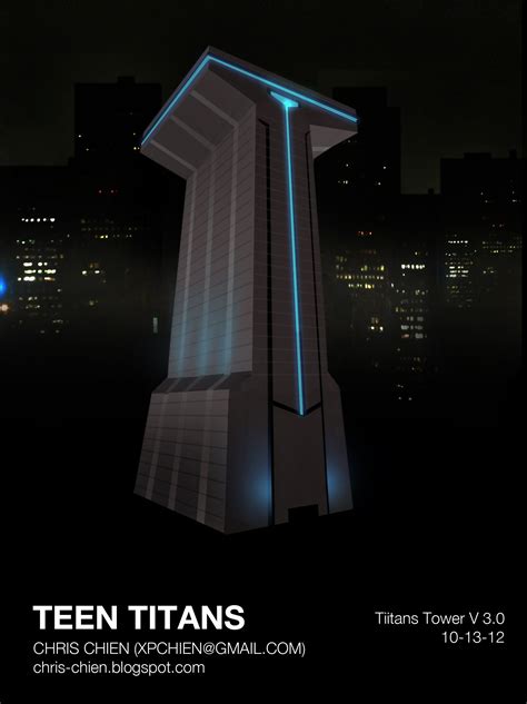 TEEN TITANS PROJECT LIVE ACTION FAN FILM design of Titans Tower. The