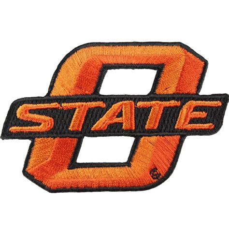 Oklahoma State Cowboys O State Logo Iron On Embroidered Patch Patch