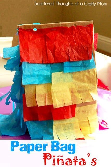 Scattered Thoughts Of A Crafty Mom Paper Sack Pinata To Go With Our